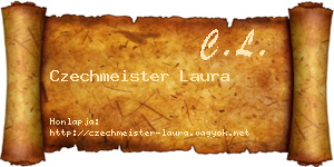 Czechmeister Laura névjegykártya
