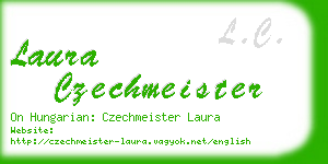 laura czechmeister business card